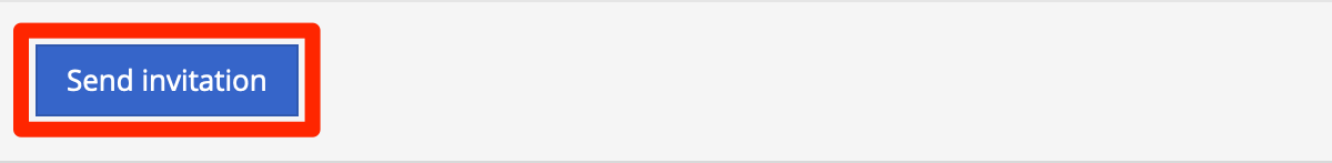 Click Send invitation.