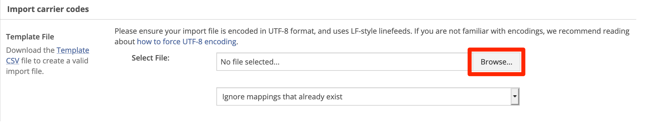 Under Select File, click Browse.