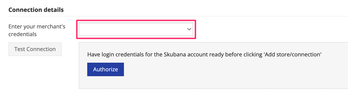 In the drop-down box, select the Skubana Sales Channel ID.